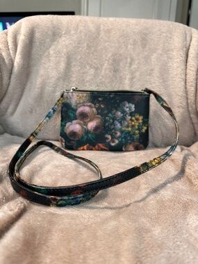 Floral Black Crossbody Bag